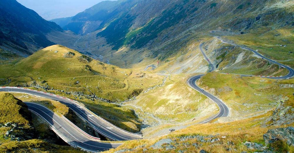 De Transfagarasan Highway Roemenie