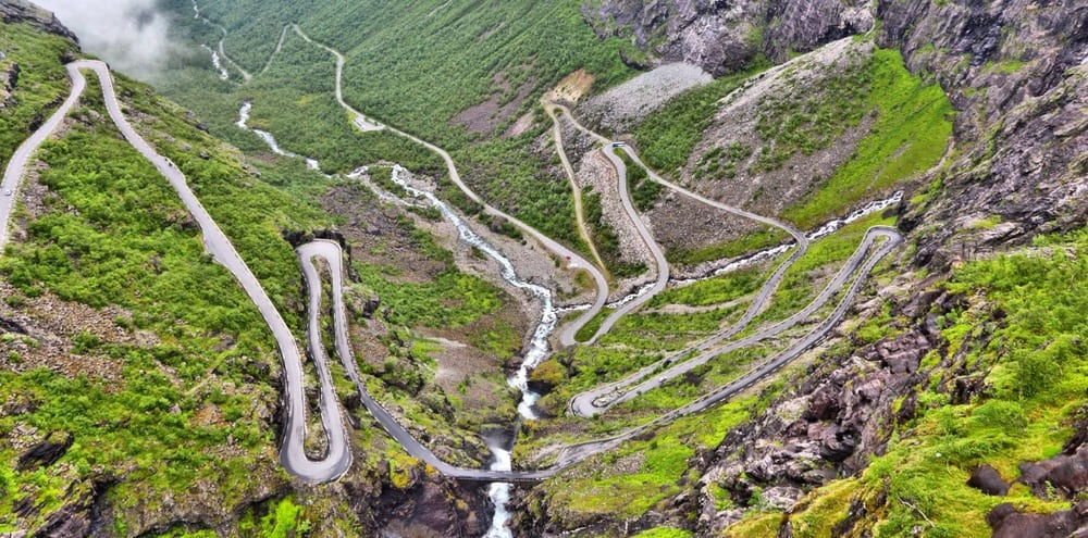 trollstigen road norway